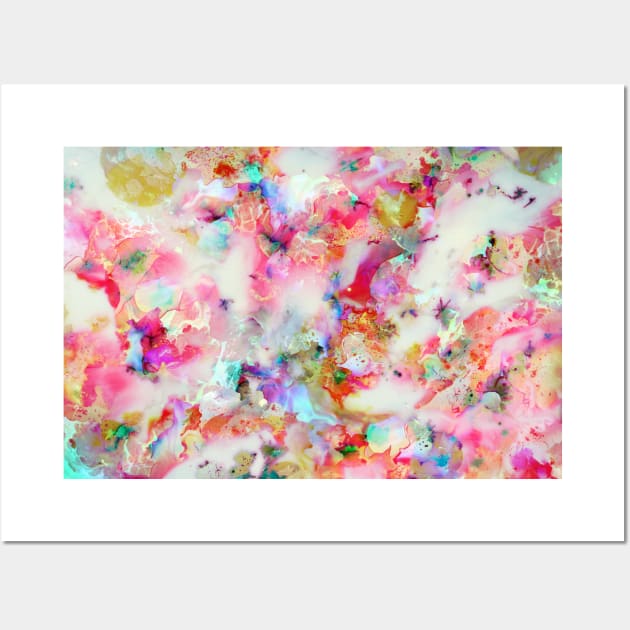 Daydream pink haze - Pink abstract painting. Elegant and chic, feminine style. Wall Art by artxphi